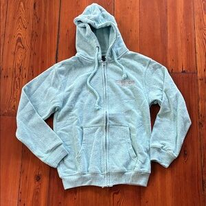 “Bristol Dirt Clash 2022” Light Blue Zip-Up Hoodie with drawstrings